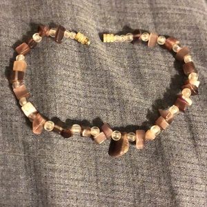 Purple and clear bracelet twist lock on